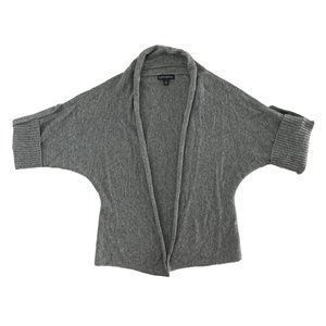 Banana Republic Luxury Cashmere Blend Wool Gray Cardigan Sweater Small